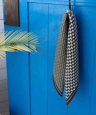 Tiaclasse アソートスカーフ Cグリーン