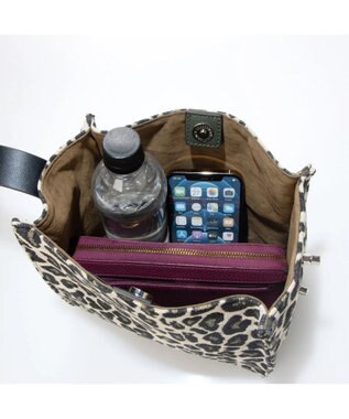 UNBILLION cachecache アニマル柄ヒネリハンドルインバッグセットトート レオ