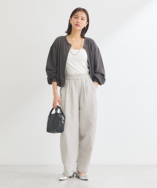 Green Parks ウ゛ィンテージ風ｚｉｐ裏毛カーディガン Charcoal Gray