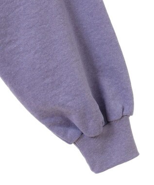 Green Parks ウ゛ィンテージ風ｚｉｐ裏毛カーディガン Purple