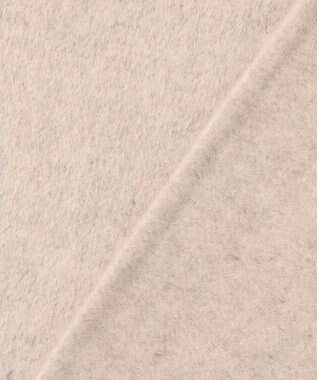 組曲 S ダブルブレストリバー コート アイボリー系