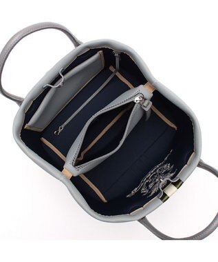 A.D.M.J. 【魔法の様に軽い】イタリアンファブリック/マジックライト/センターリボントートM グリス