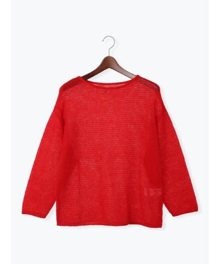 Te chichi 【R by Te chichi】シアールーズニット《2025winter catalog item》 レッド