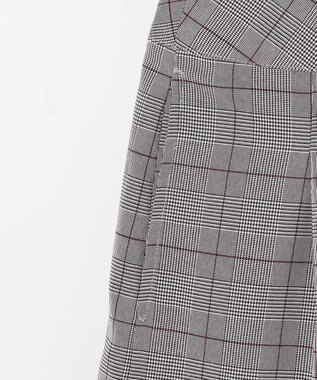 組曲 KIDS 【150-170㎝】 グレンチェックキュロット グレー