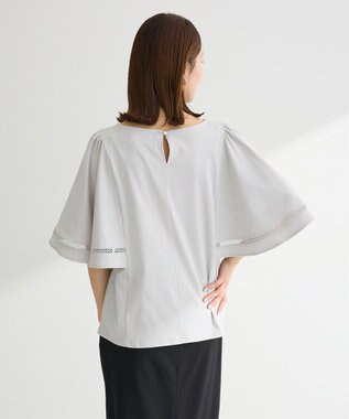 Green Parks 華やぎカットソー（フレアスリーブ） Light Gray