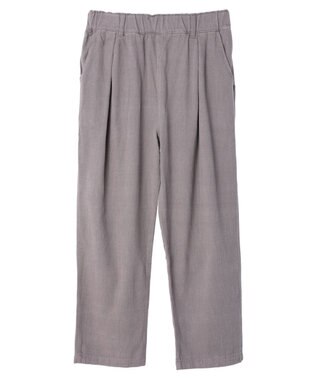 CRAFT STANDARD BOUTIQUE ピグメントツイル　Ｗタックリラックスパンツ Gray