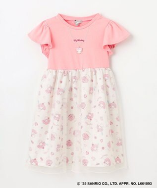 ANY KIDS 【any FAM ×サンリオキャラクターズ】ネックレス風 ワンピース マイメロディ×ピンク