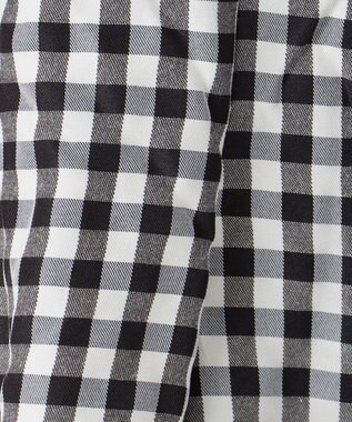 組曲 KIDS 【110-140㎝】フレアーギンガム ショートパンツ ブラック系3