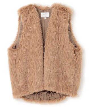 BEIGE， 【Precious 11月号掲載】ELSA / フェイクファージレ Taupe