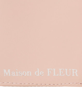Maison de FLEUR リボンビジューキルティングウォレット Light Pink