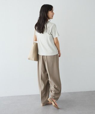 CRAFT STANDARD BOUTIQUE 2点セット/ボーダーキャミ+Tシャツ Light Gray