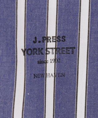 J.PRESS YORK STREET 【UNISEX】タイプライターストライプ シャツ ネイビー系1