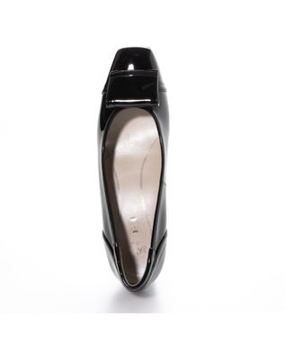 Riz raffinee <Riz raffinee>【レイン対応】スクエアトゥレインパンプス ブラックエナメル