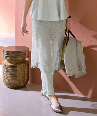 自由区 【SHIHOさん着用・昨年大好評・新色追加・後ろウエストゴム】シェルタリングテーパード パンツ ベージュ