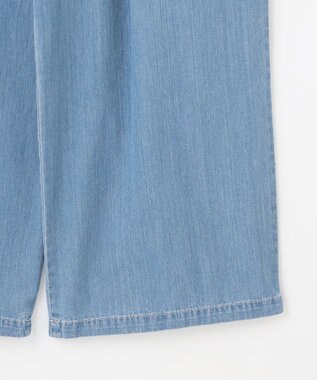 J.PRESS LADIES 【洗える】5ozバージラコンパクト デニム イージーパンツ ユーズド系