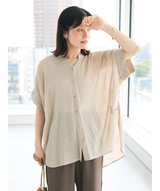 CRAFT STANDARD BOUTIQUE ヴィンテージボイルミルフィーユチュニック Beige