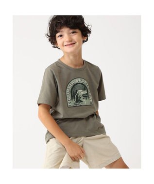 Columbia Columbia/ 【KIDS】ラプードルパスショートスリーブTシャツ /コロンビア Stone Green、 Furry Friend