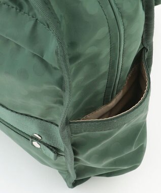 Y'SACCS 撥水ナイロンテープデザインスクエアバックパック ダークグリーン