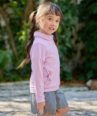 ANY KIDS UVカット リボンパーカー ラベンダー