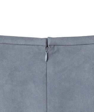 BEIGE， CISCO / フェイクスエードIラインスカート Dull Blue