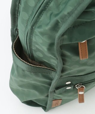 Y'SACCS 撥水ナイロンテープデザインスクエアバックパック ダークグリーン