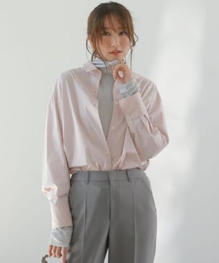 組曲 シャイニーシアータートル カットソー シルバー系