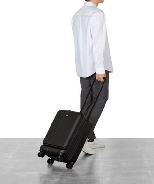 ACE BAGS & LUGGAGE ACE フォールズ スーツケース ２~３泊目安 フロントポケット・キャスターストッパー機能付き 06905 エース マットブラック