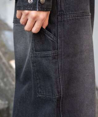 WEGO ワーカーズダブルニーデニムパンツ デニムブラックソノタ