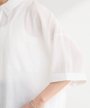 Green Parks 裾レイヤードショートスリーブシャツⅡ Off White