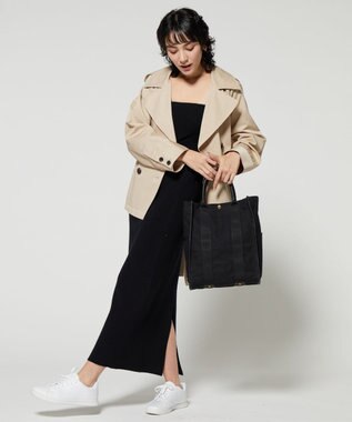 LA BAGAGERIE クラシックタテナガトート ブラック×ブラック