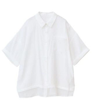 Green Parks 裾レイヤードショートスリーブシャツⅡ Off White