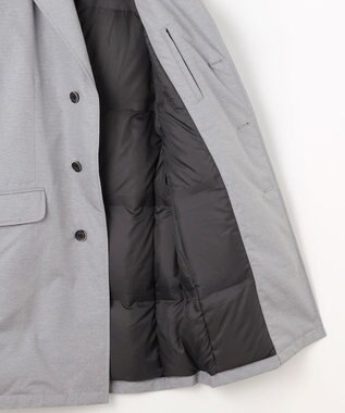 JOSEPH ABBOUD 【軽量/ダウンの吹き出しを防ぐキルトレス】ADSインターレース ダウンコート ライトグレー系