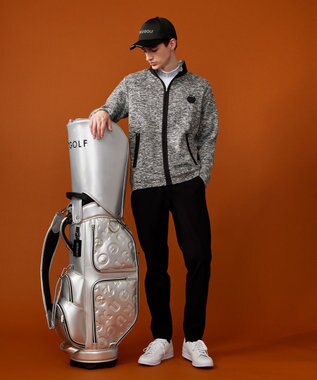 23区GOLF 【UNISEX】ダンボールロゴ キャップ ブラック系
