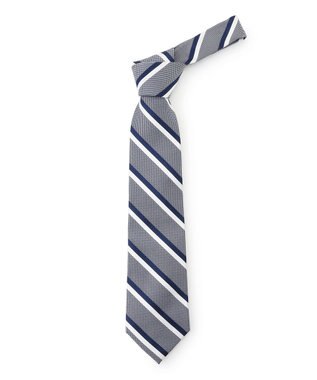 J.PRESS MEN 【フレッシャーズにもおすすめ】レジメンタル ネクタイ グレー系1