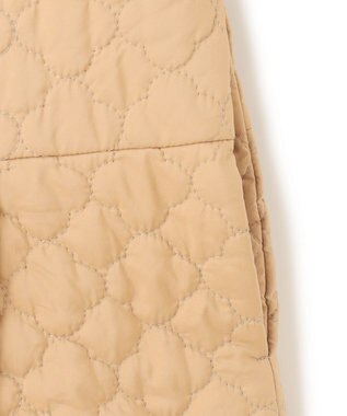 TOCCA 【消臭・洗える】CLOVER CARPET キルト中綿ショートコート ベージュ系