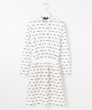 23区GOLF 【WOMEN】レーシングカープリント ワンピース ホワイト系5