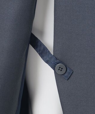 23区 S 【エステータ】ウールシルクダブルクロス スカート スチールブルー系