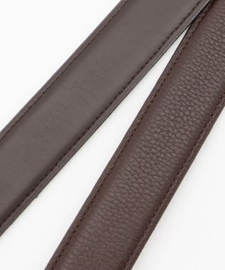 J.PRESS MEN 【定番】シボレザー ベルト ダークブラウン系