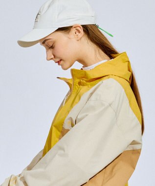 PW CIRCULUS 【撥水加工/ストレッチ】【WOMEN】カラーブロッキング ブルゾン ゴルフウェア レディース イエロー系