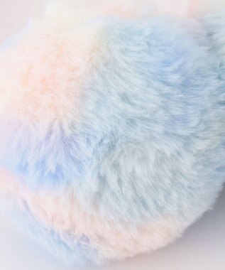 ANY KIDS リボンつき イヤーマフ レインボー