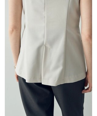 YECCA VECCA リネンライクビスチェベスト Light Beige