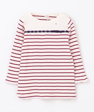 80-100㎝】レースボーダー トップス / 組曲 KIDS | ファッション