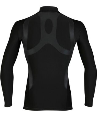 CW-X 【MEN】 CW-X メンズ 機能性トップス 【JYURYU TOP】 長袖 肩が動かしやすくなる 運動時の疲労を軽減 ゴルフ 球技 マラソン 保温(本体) JAO789 /ワコール ブラック