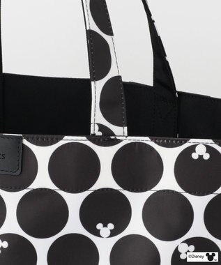 Y'SACCS 【Disney Collection】シルエットプリントトートバッグ　Lサイズ ブラック