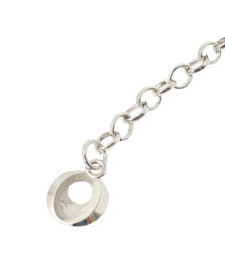 earth music&ecology フラワーチェーンベルト Silver