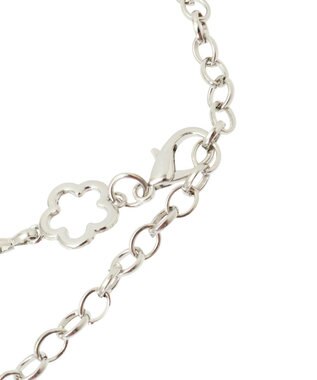 earth music&ecology フラワーチェーンベルト Silver