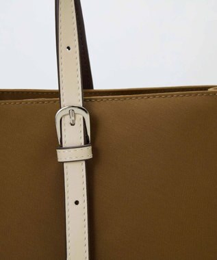 TOPKAPI 【Breath TOPKAPI】FRAME フレーム レザーベルト スクエア トートバッグ　A4 / 軽量 キャメル