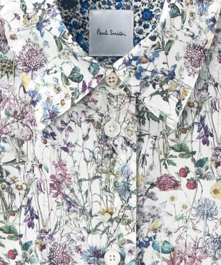Paul Smith リバティプリント 長袖シャツ ホワイト