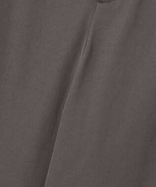 J.PRESS LADIES 【洗える・吸水速乾】麻シェルドライ セミワイド パンツ スレート系