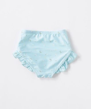 OP／FILA 【marie claire ENFANTS】シャーリングセパレート水着 ミント